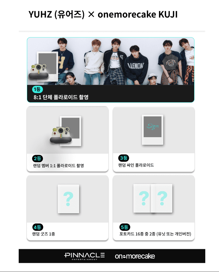 YUHZ (유어즈) FRESHMAN CEREMONY KUJI 상세 이미지 1